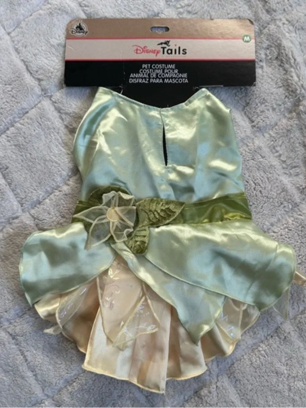 Disney Tails | NO WIG Princess Tiana Pet costume | Size Medium